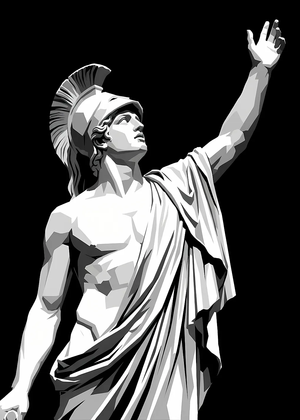 Statue of a Greek Warrior