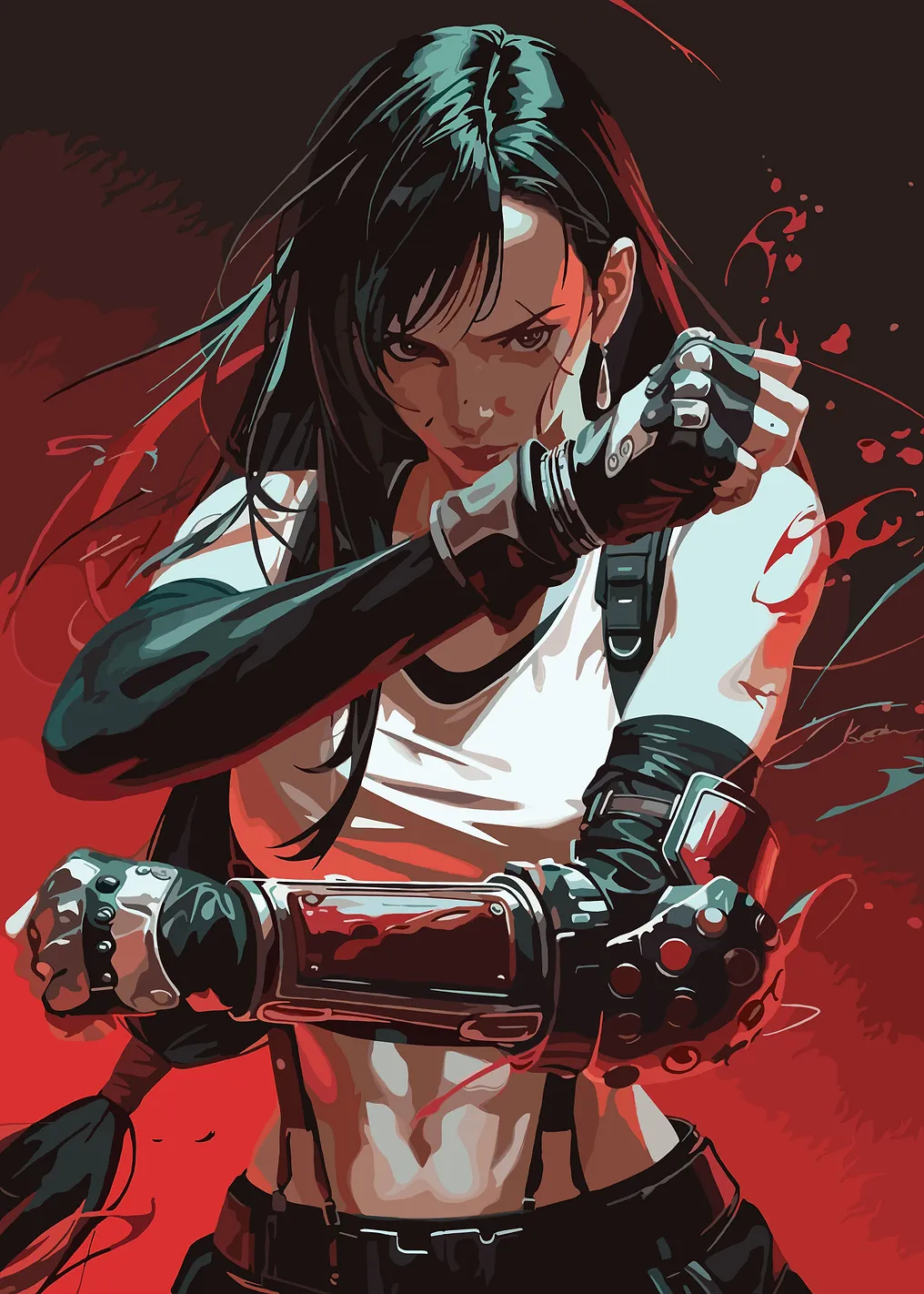 Tifa Lockhart in Action Pose