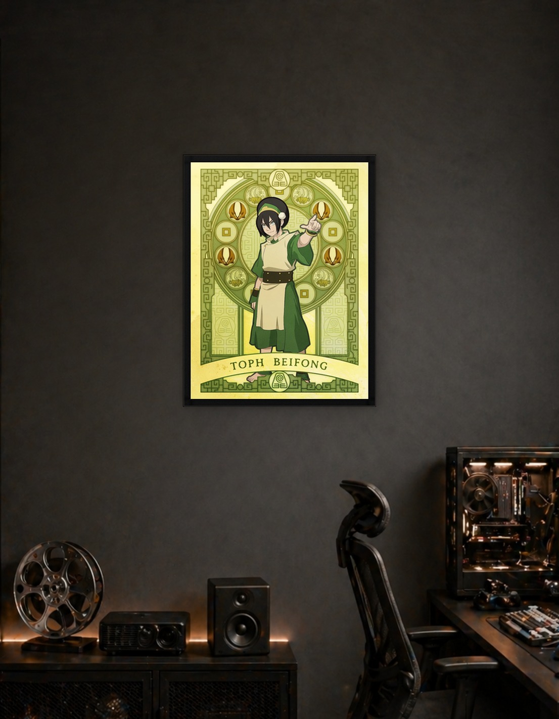 Toph Beifong in Art Nouveau Style