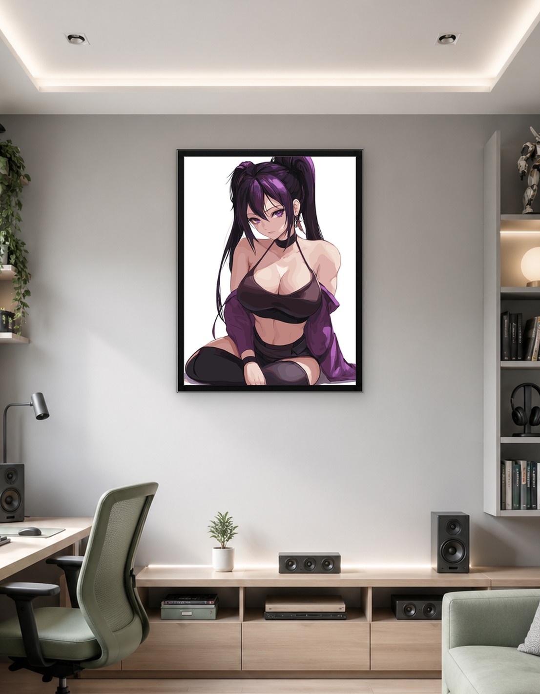 Purple Anime Girl