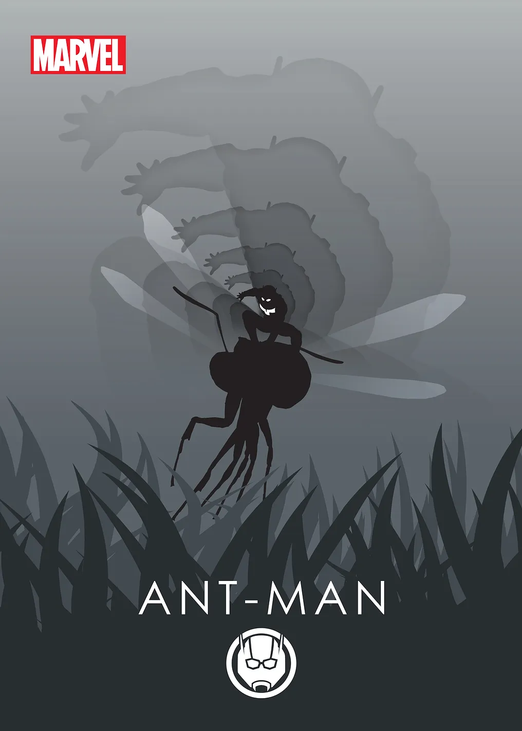 Ant-Man b&w poster