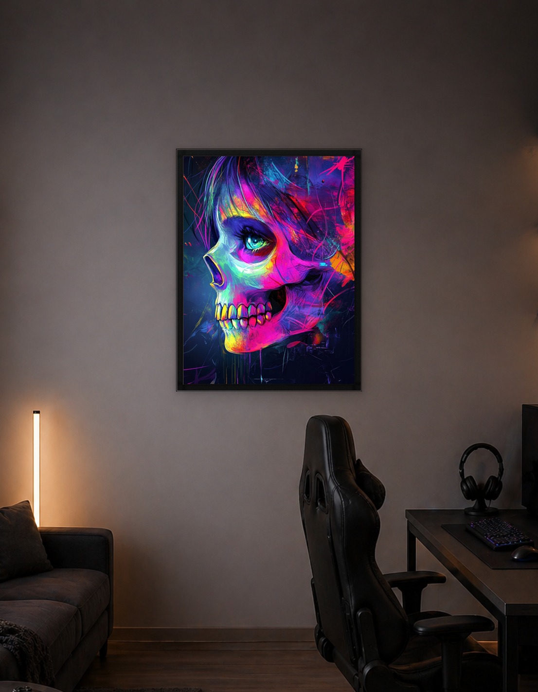Skull Anime-Style Eye