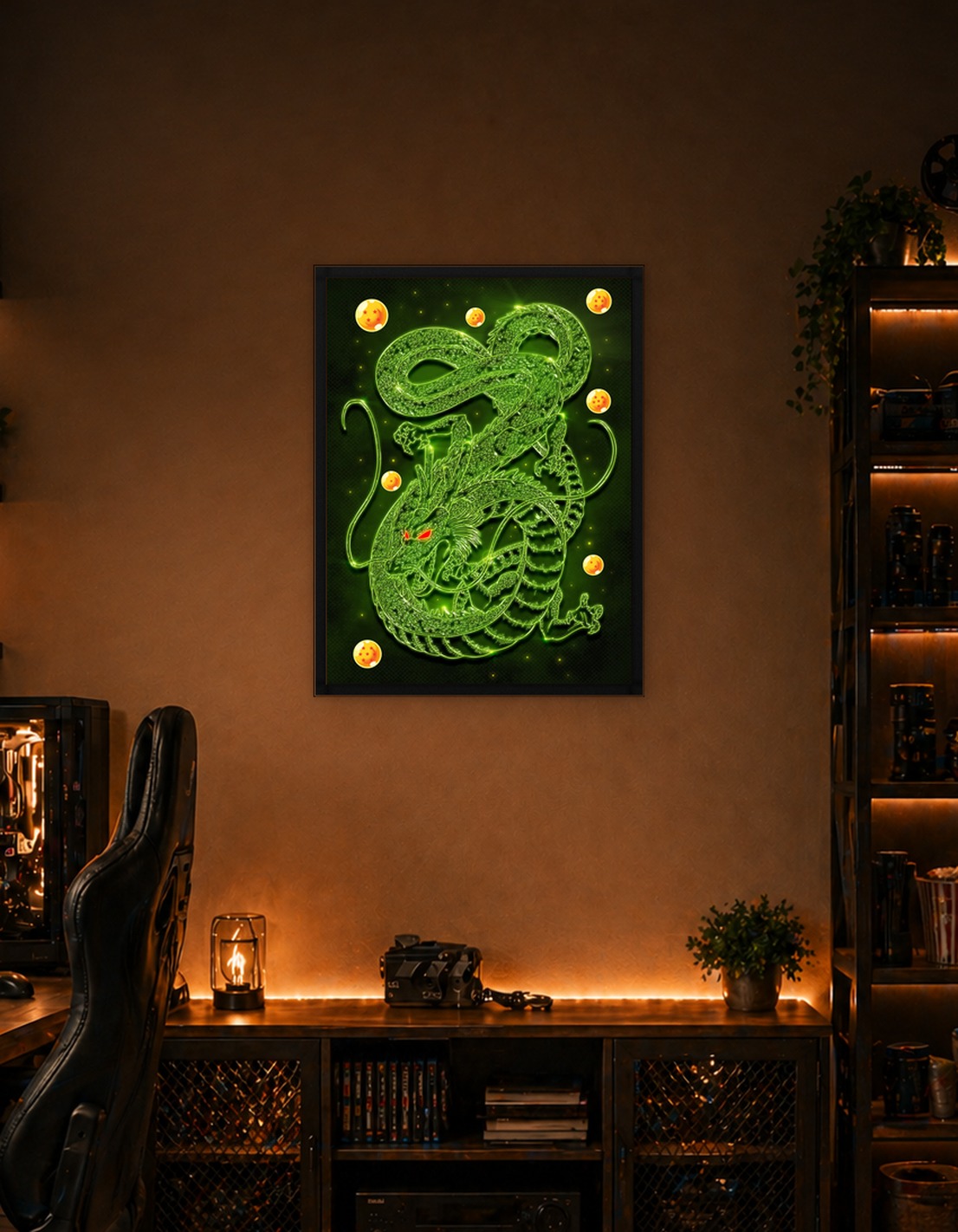 Shenron: Wish-Granting Neon Dragon