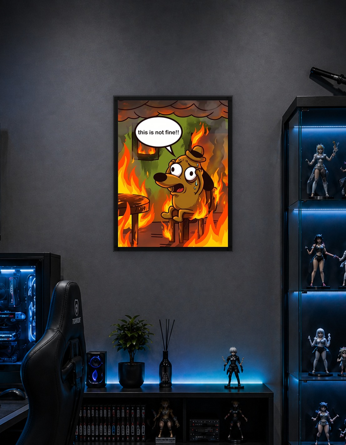 This is not fine meme