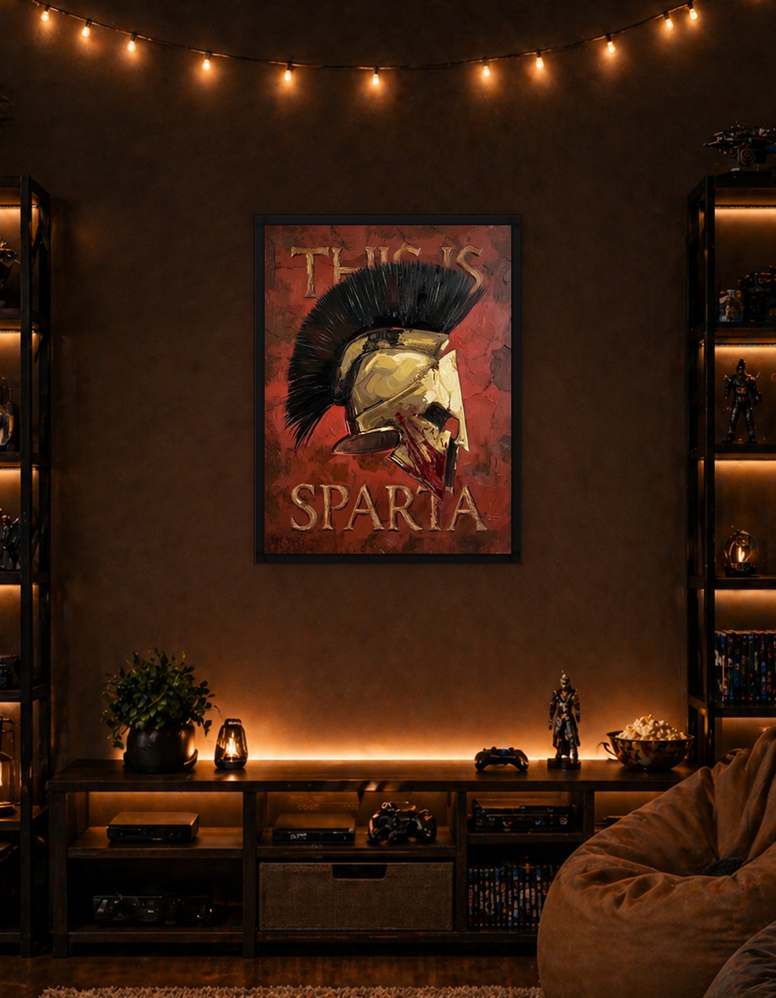 This is Sparta Helmet Painting