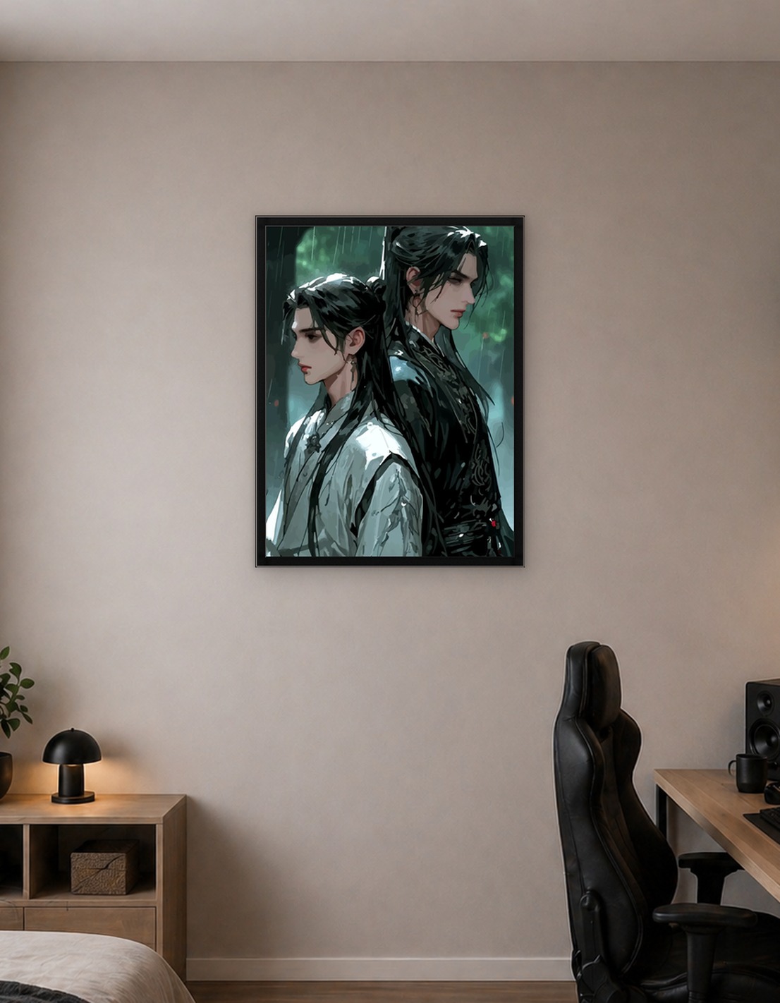 men and women in the rain