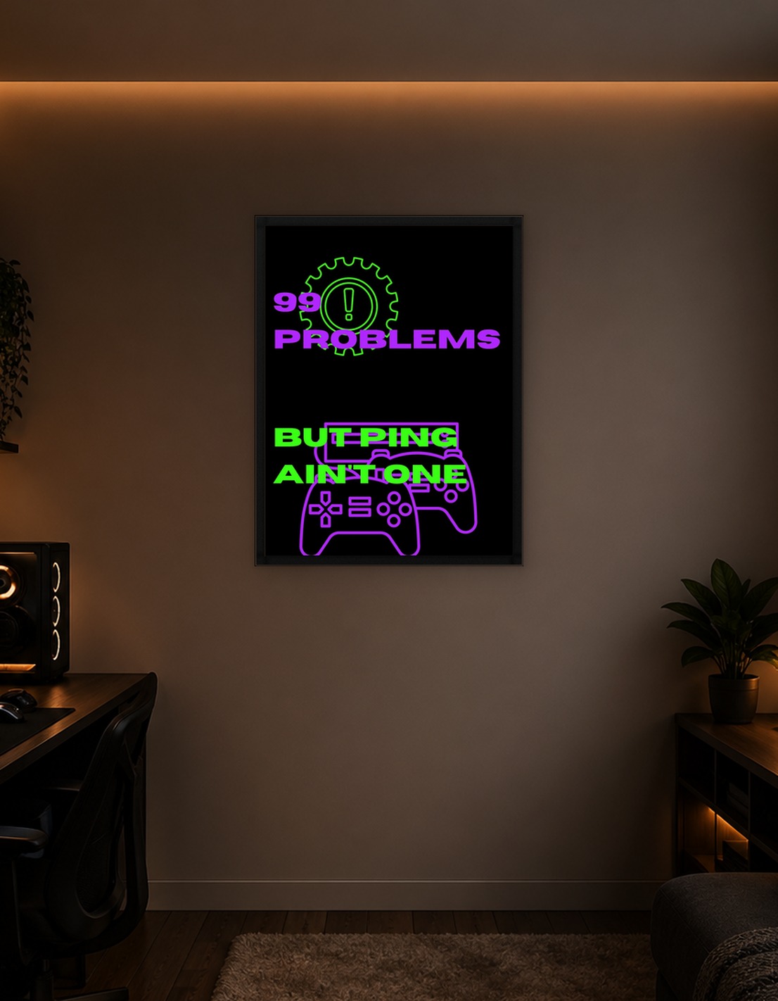 99 Problems Gaming Art