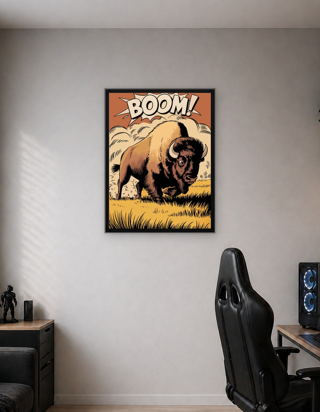 Charging Bison Fury