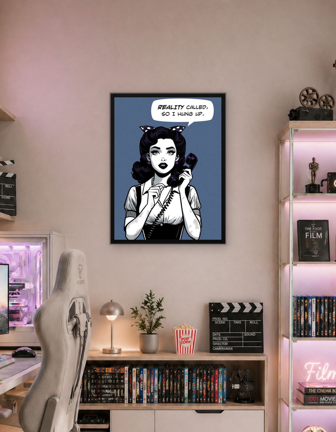 Comic reality call hung up