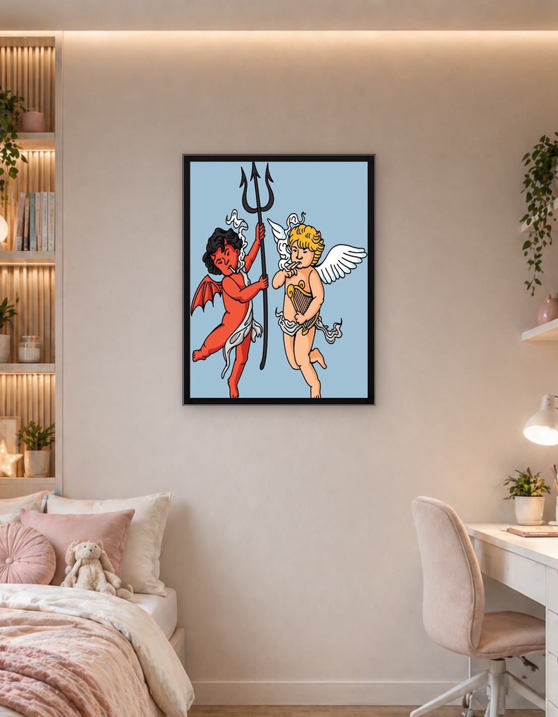 DEMON ANGEL SMOKING