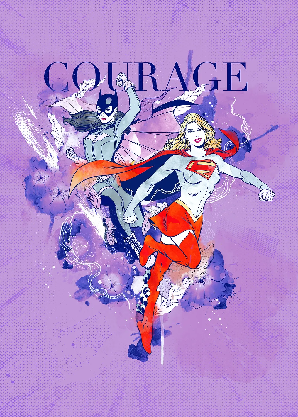 DC: Courageous Duo - Batgirl and Supergirl