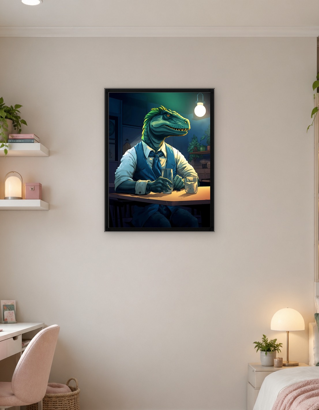 Dinosuar in a Suit