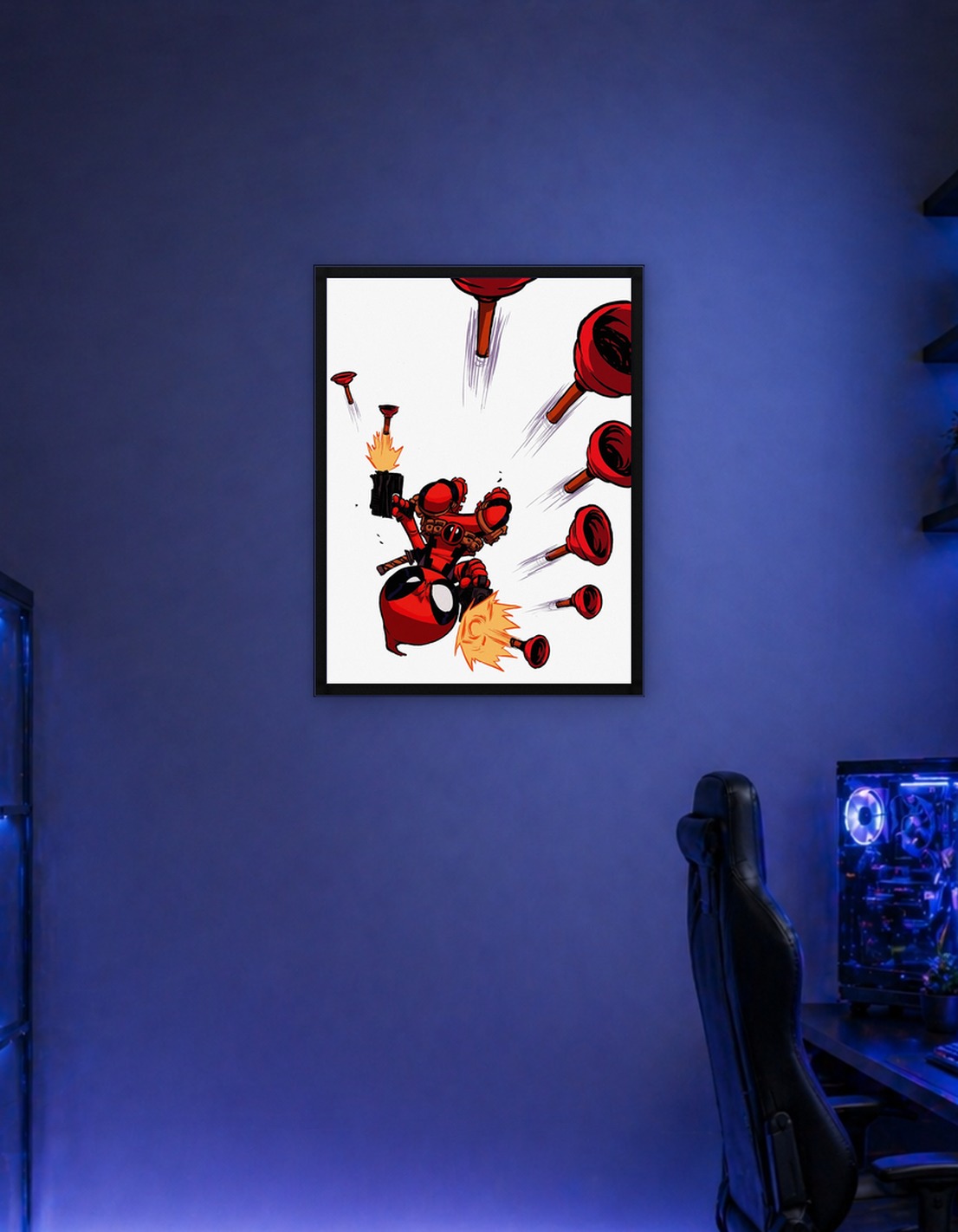 Deadpool Plunger Attack