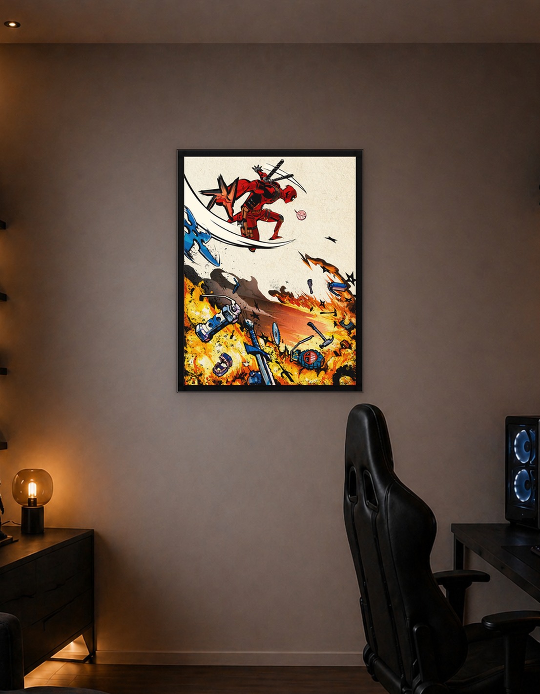 Deadpool Comic Explosion