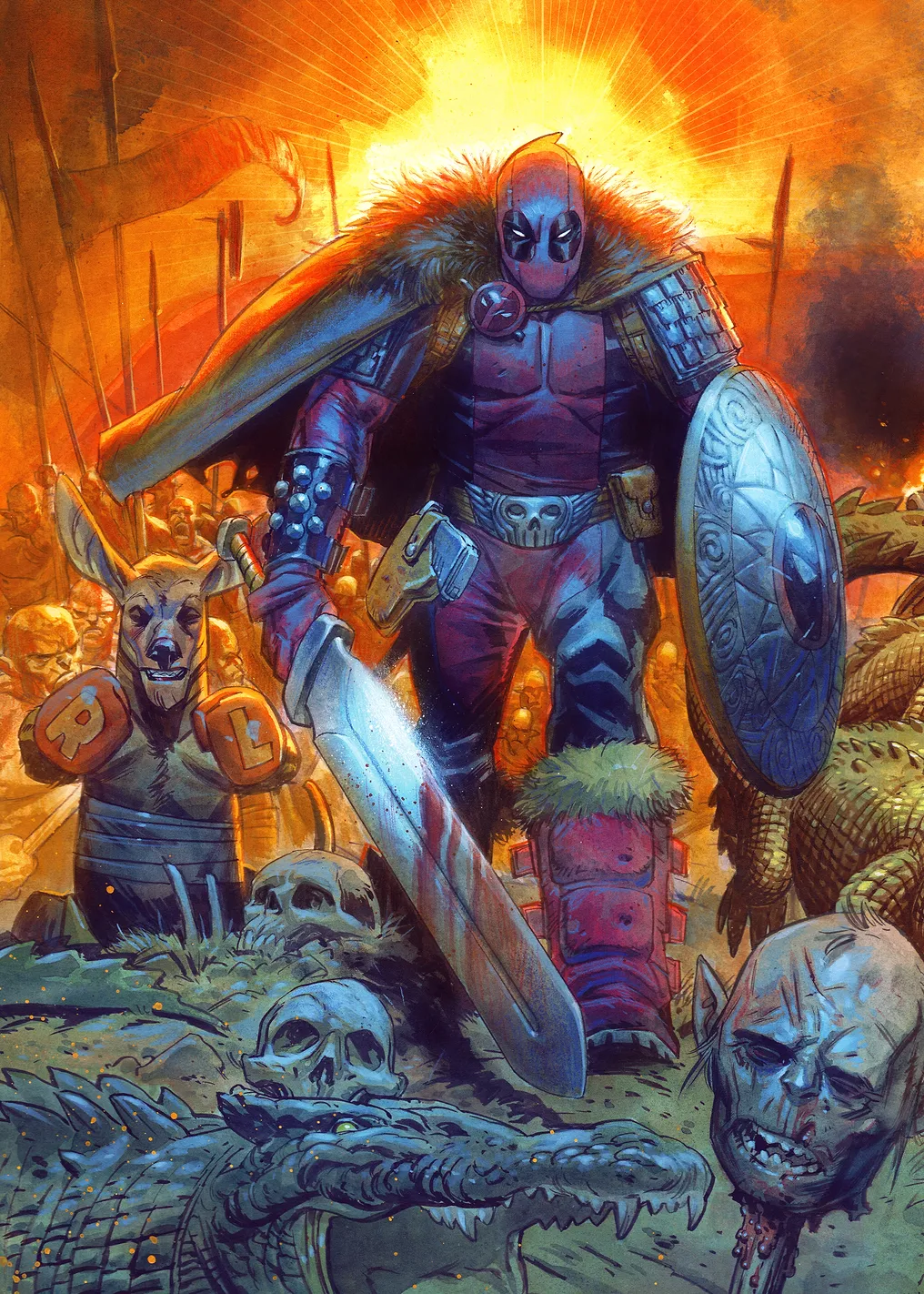 Deadpool Sword & Shield
