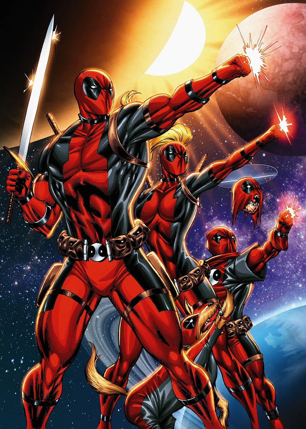 Deadpool Corps Action Pose