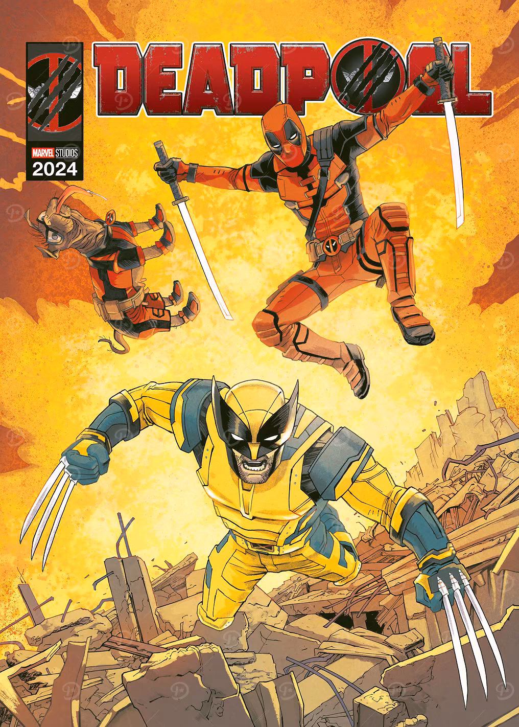 Deadpool Wolverine Blast