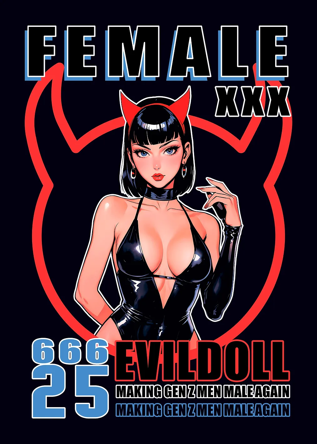 Женский XXX Эвилдолл 666 25