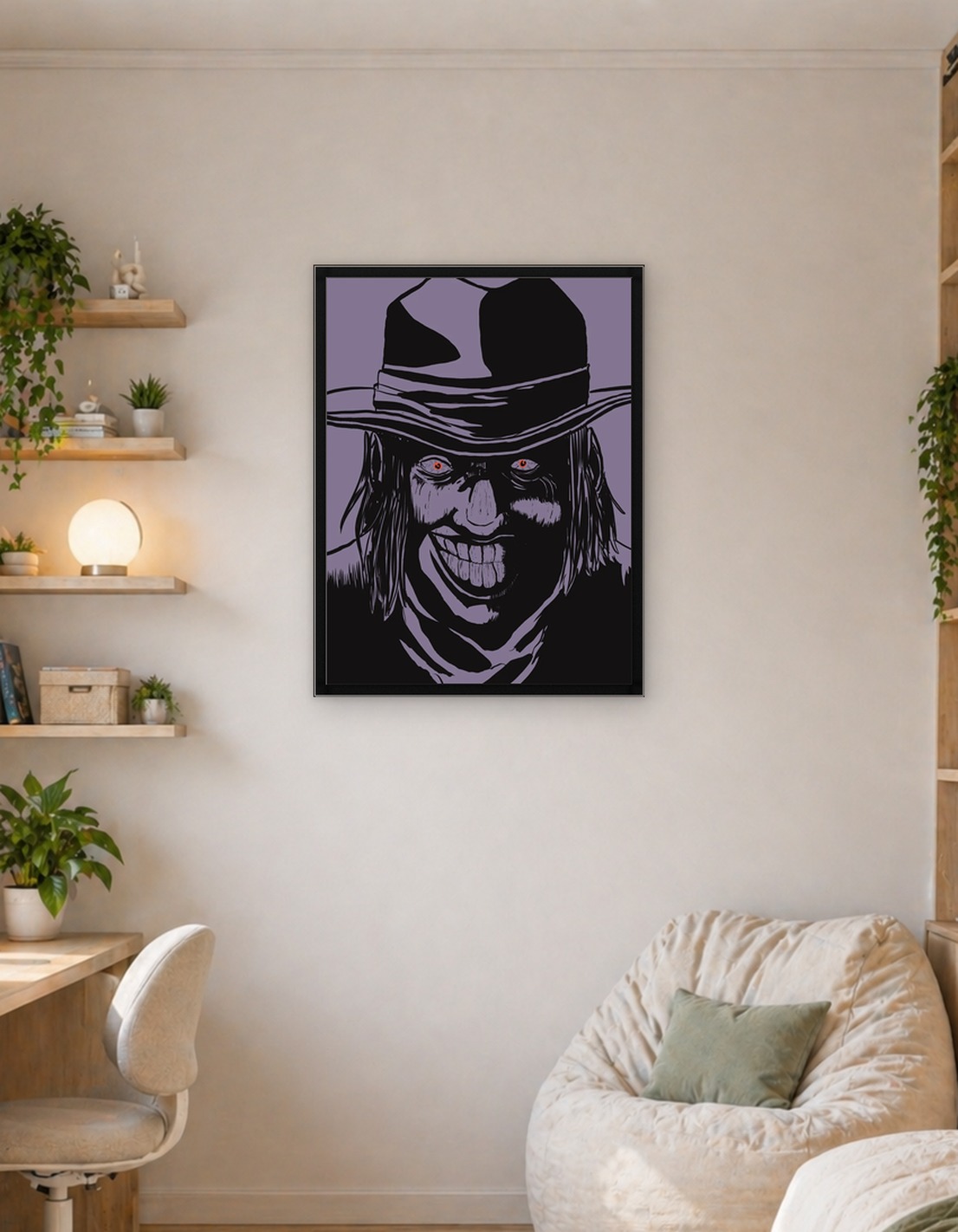 Creepy Grinning Man