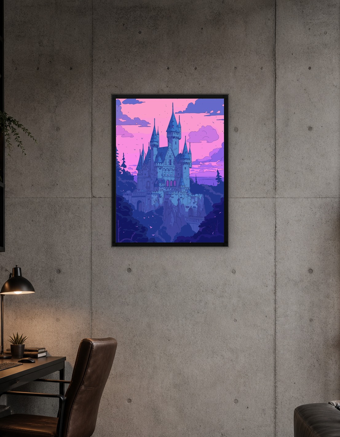 Enchanted Castle at Dusk