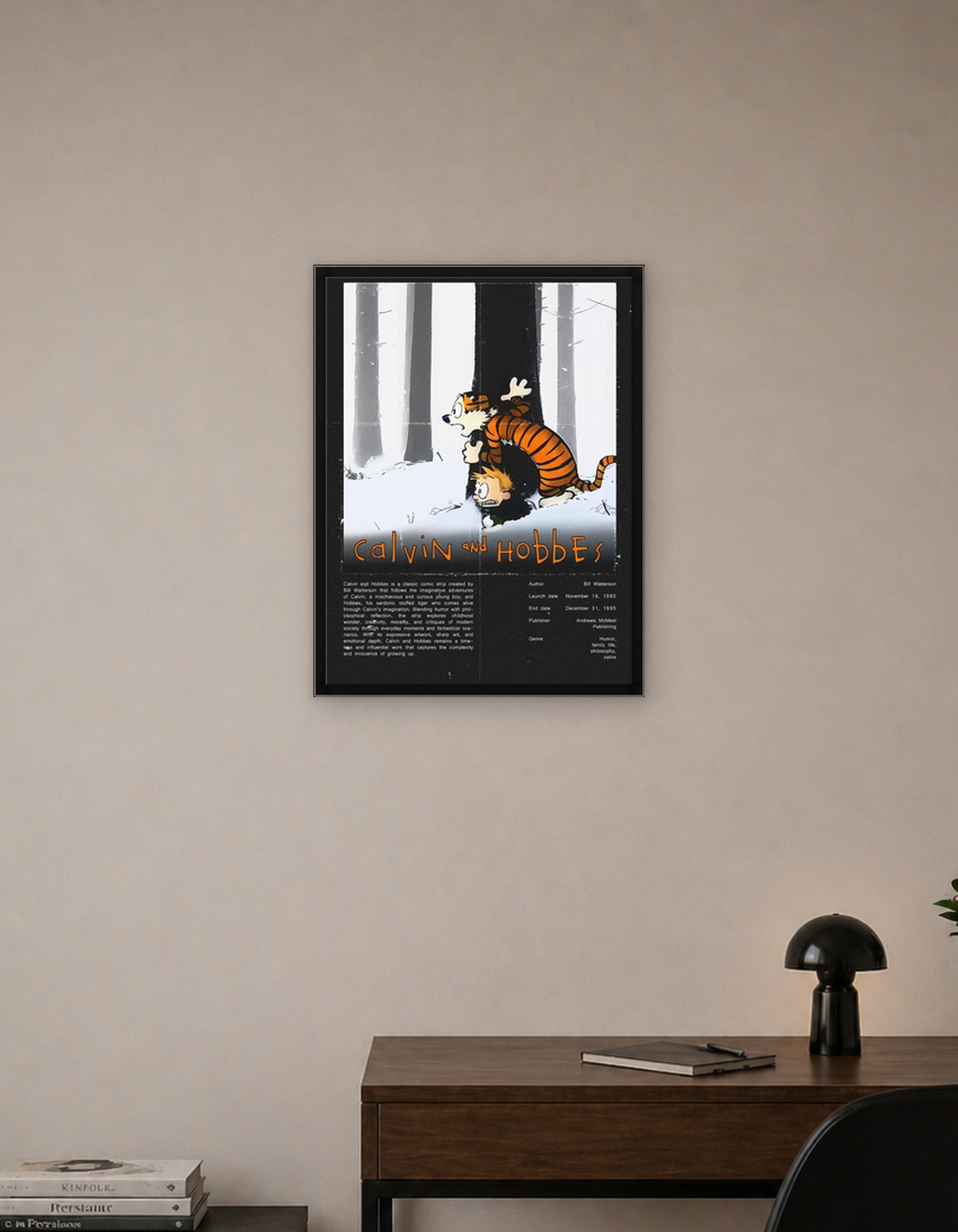 Calvin and Hobbes in the Snow - 9583011