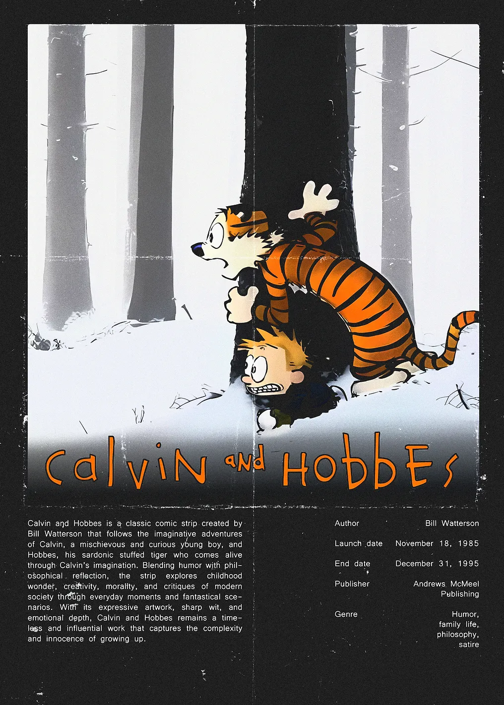 Calvin and Hobbes in the Snow - 9583011