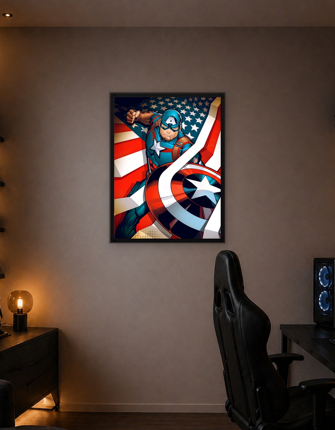 Captain America Flag