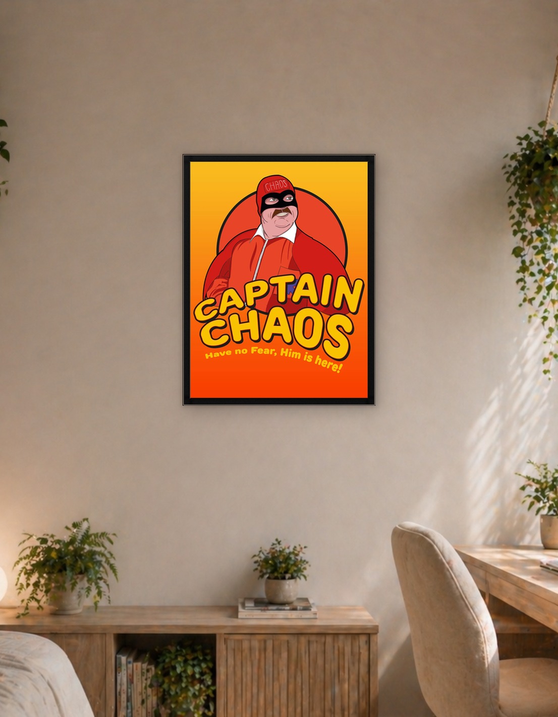 Captain Chaos Superhero - Have no Fear, Him is Here!