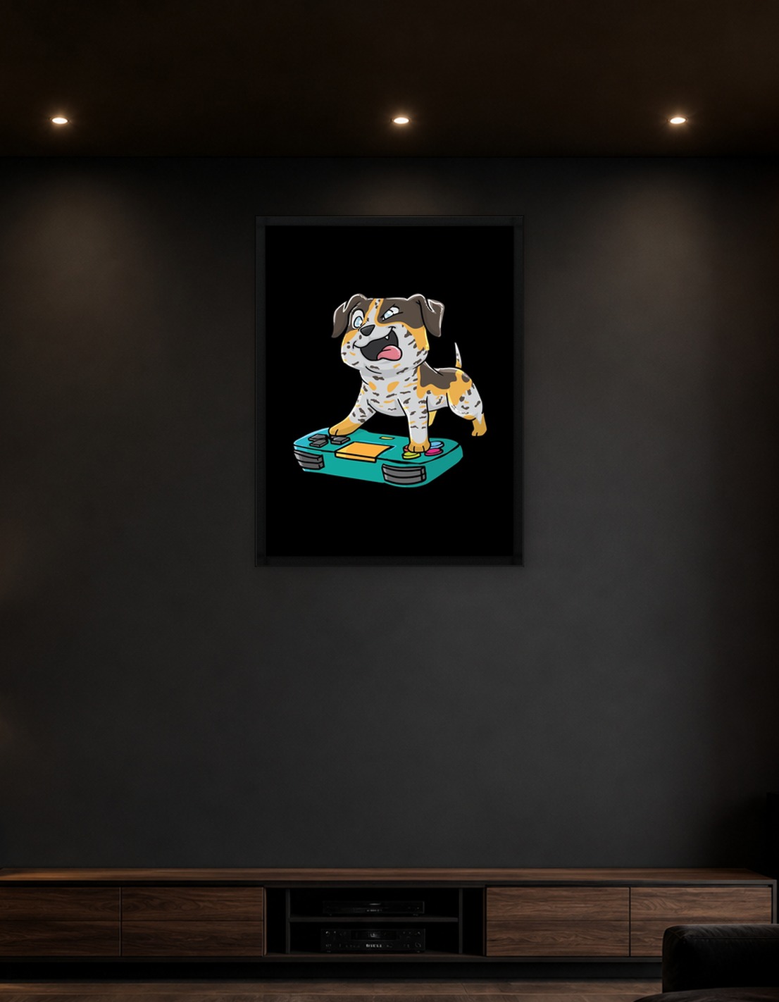 Catahoula Gamepad Kawaii