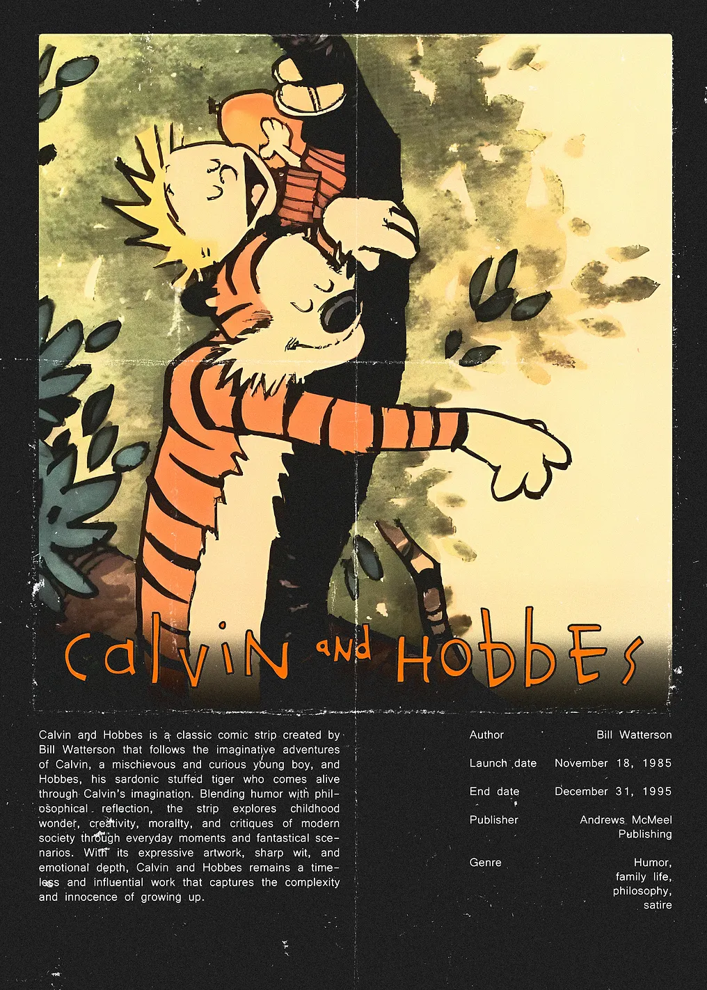 Calvin and Hobbes Comic Strip Art - 9583018