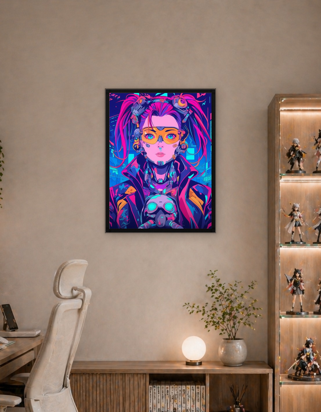 Cyberpunk Anime Girl - 7570154