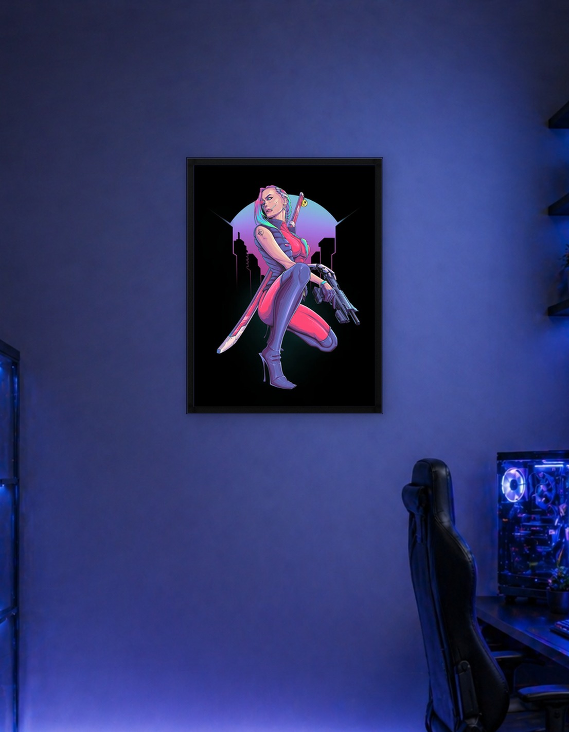 Cyberpunk girl