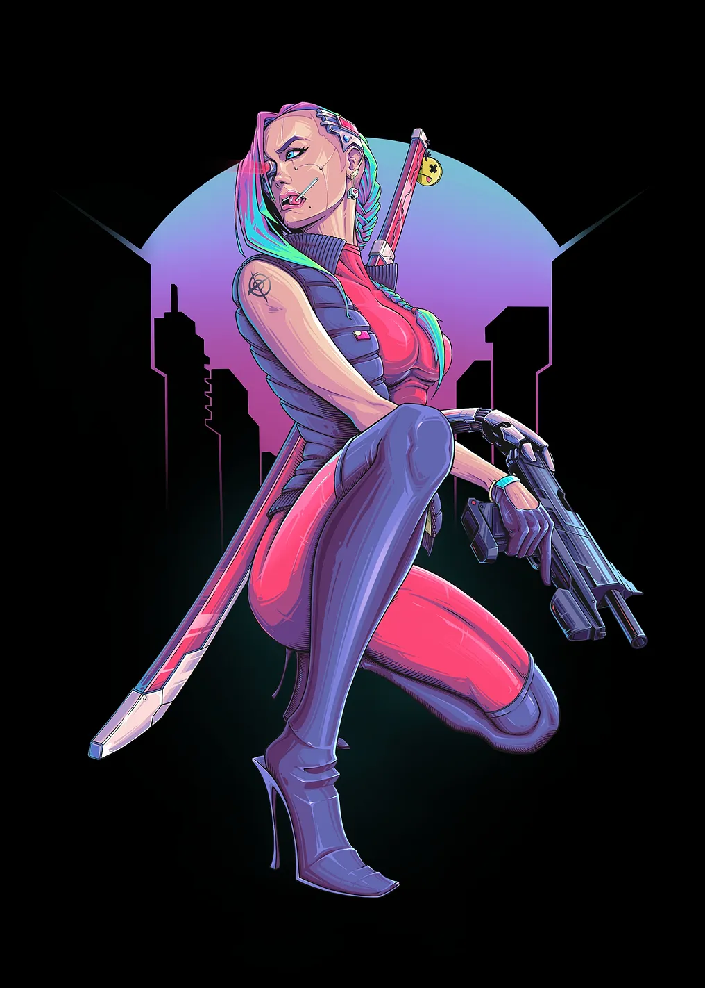 Cyberpunk girl
