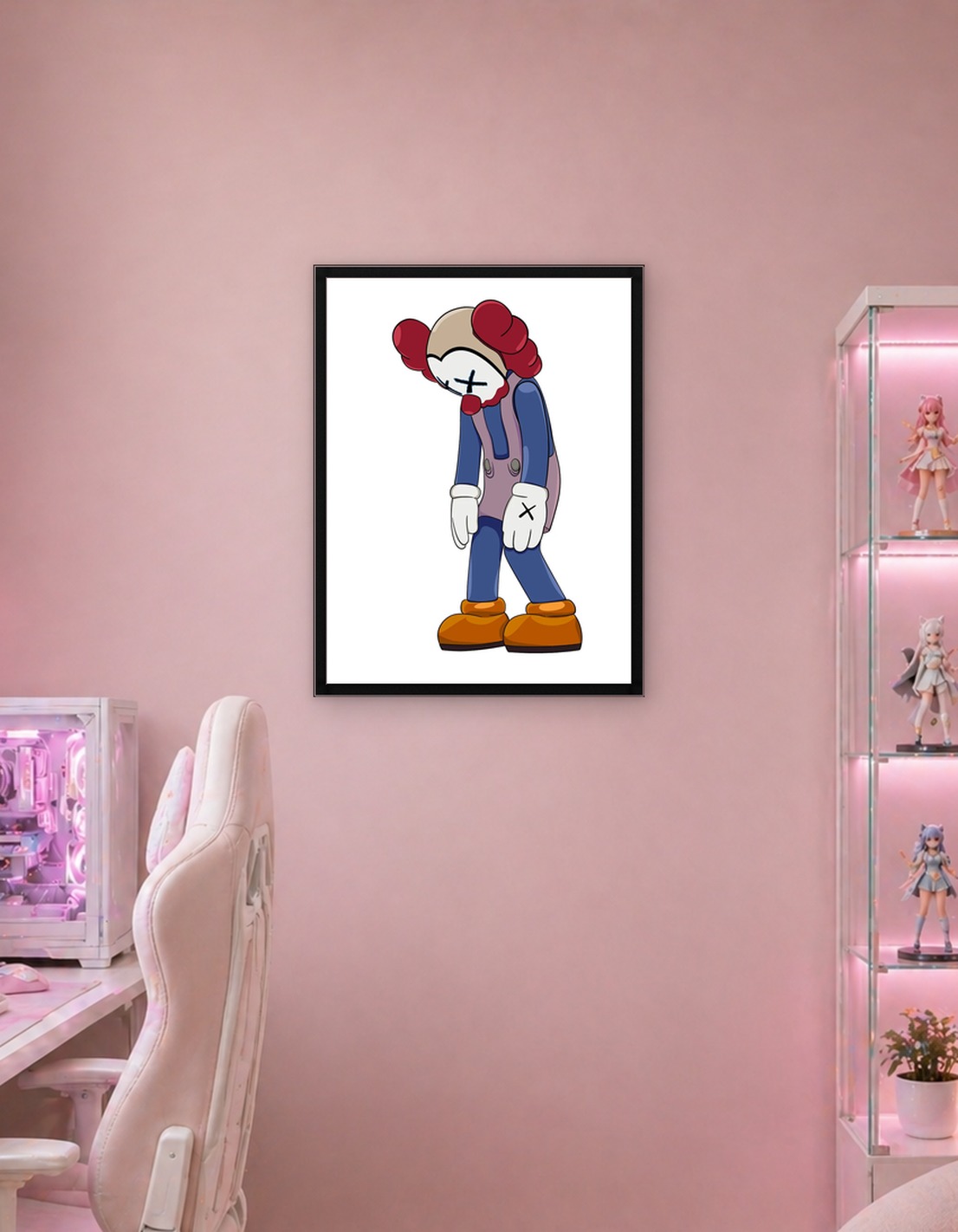 Клоун KAWS