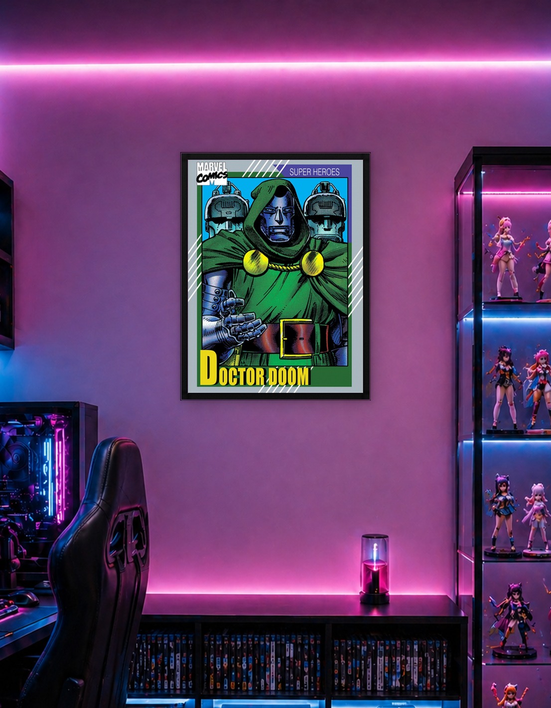 Doctor Doom Retro Trading Card