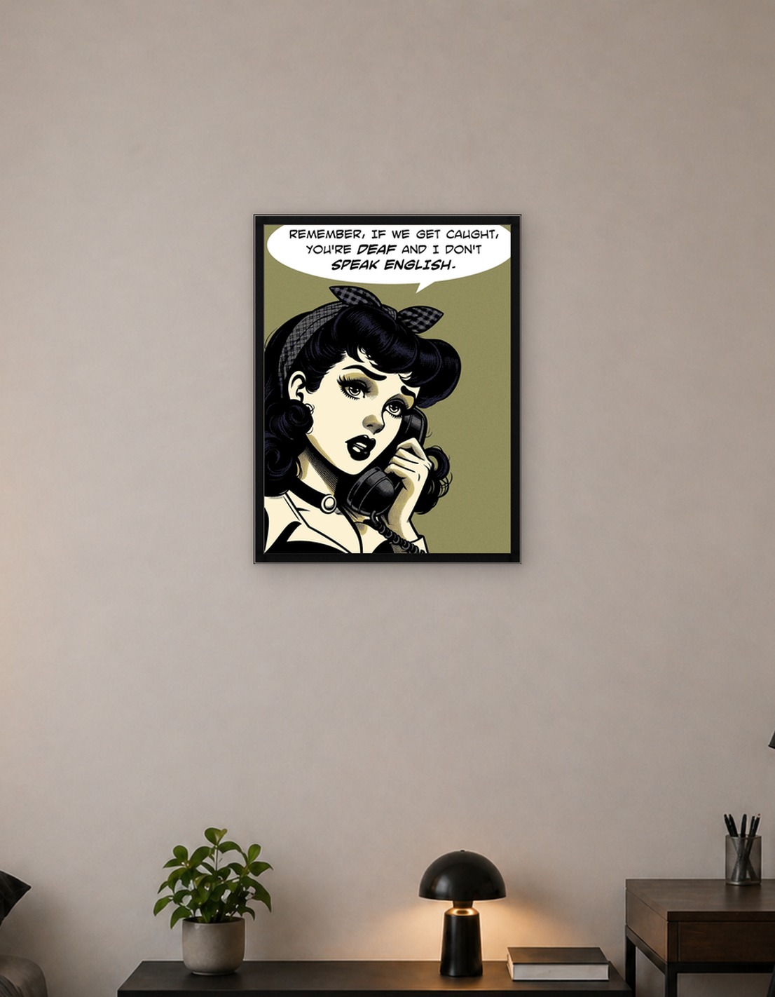 Comic get caught deaf
