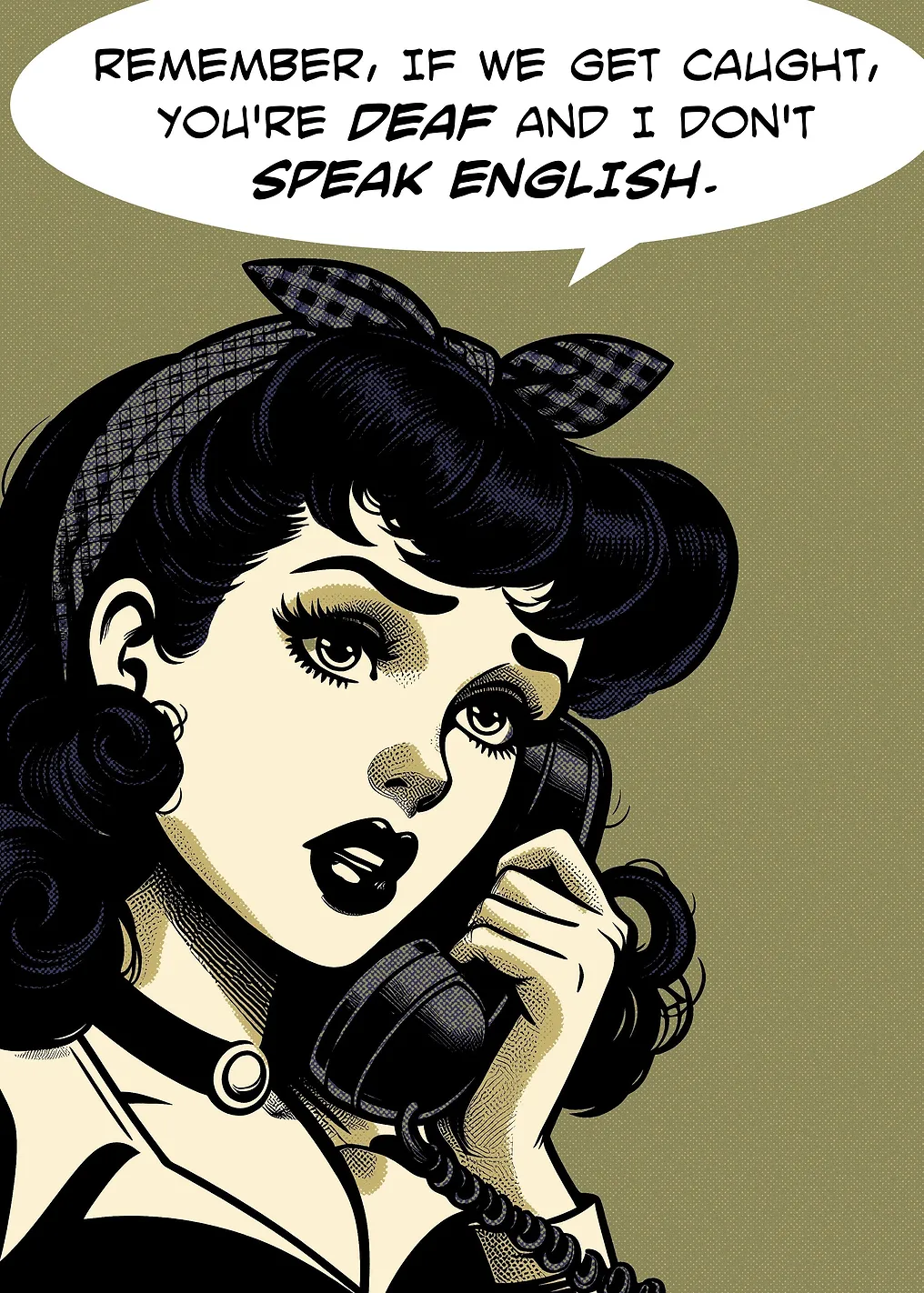 Comic get caught deaf