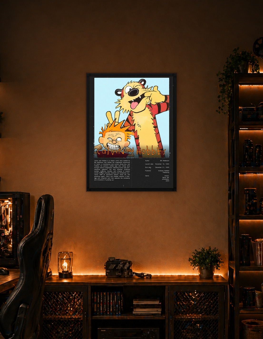 Calvin and Hobbes Comic Art - 9583009