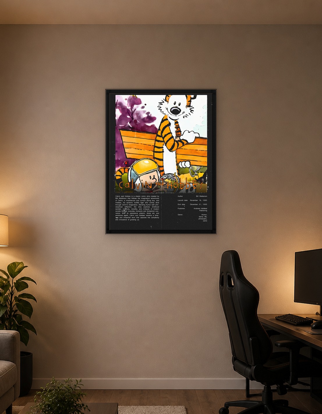 Calvin and Hobbes Comic Art - 9583010