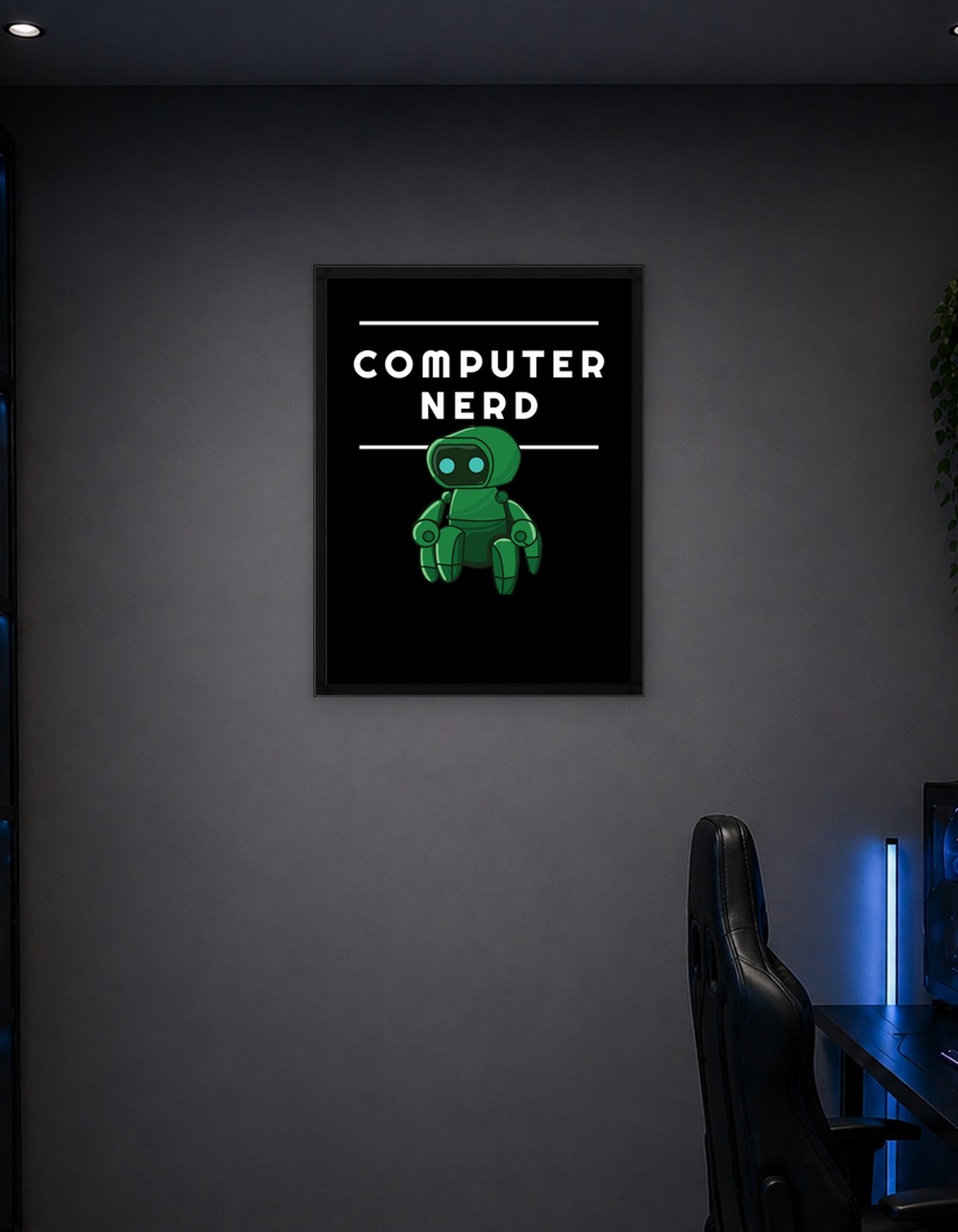 Computer Nerd Robot