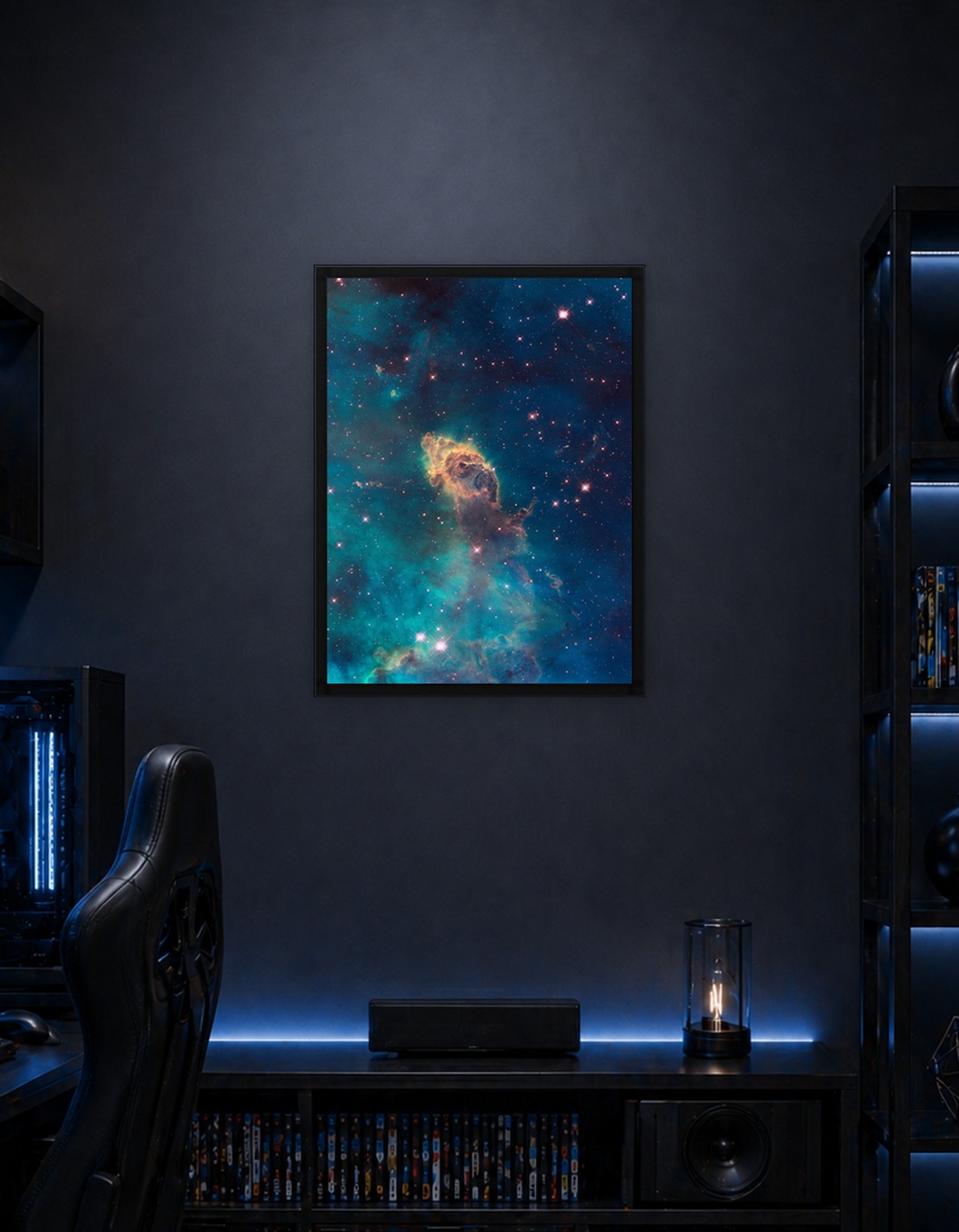 Cosmic Nebula with Stars - 8321284