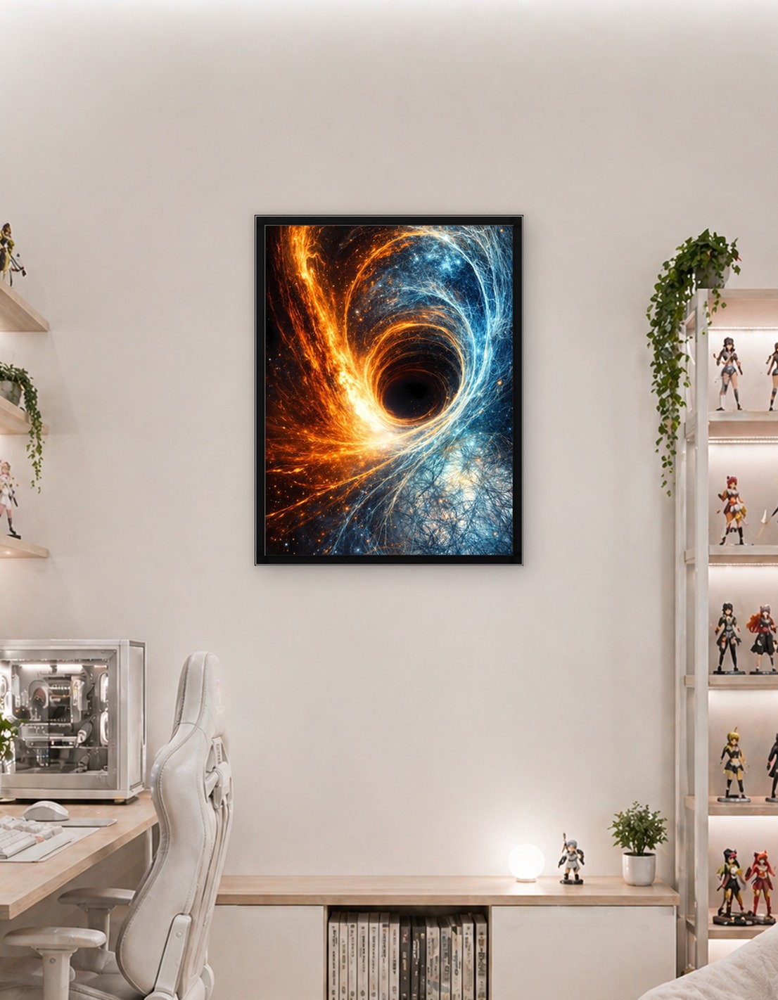 Cosmic Vortex of Fire and Ice - 9722576