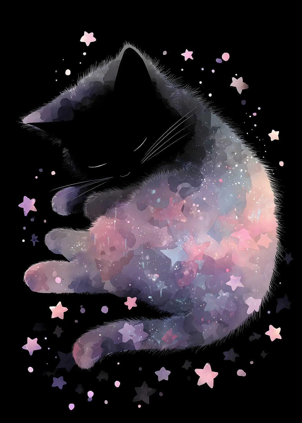 Космический кот, спящий среди звезд 2
