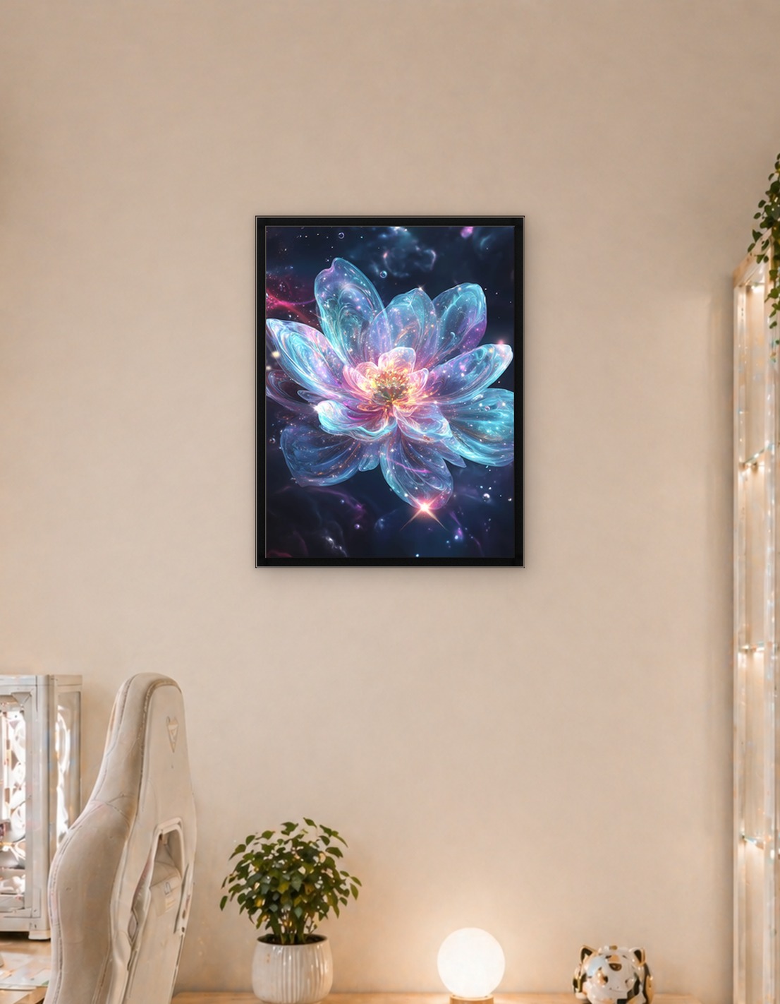 Cosmic Lotus Flower
