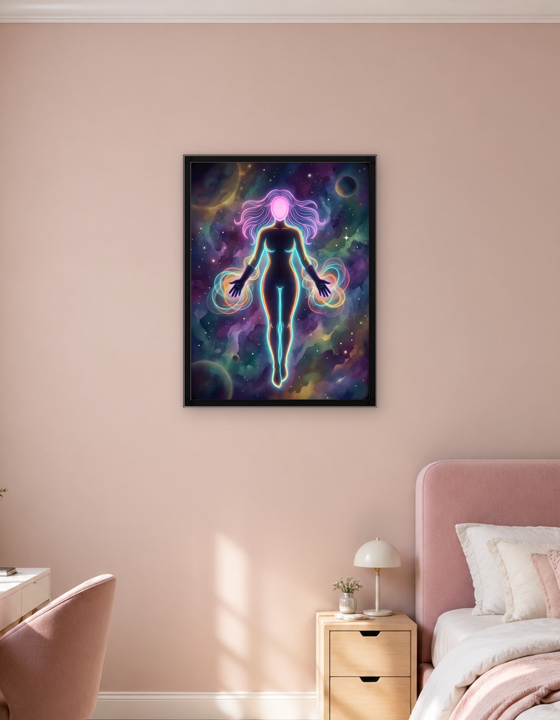 Cosmic Being in Nebula