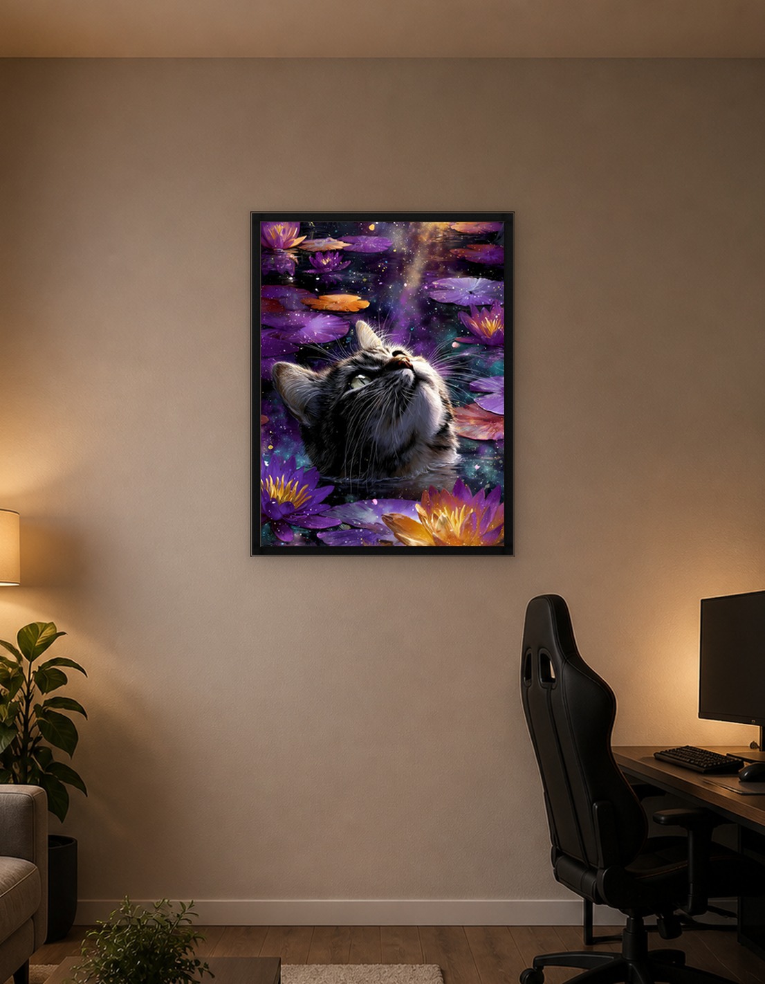 Cat in a Cosmic Pond - 9697540