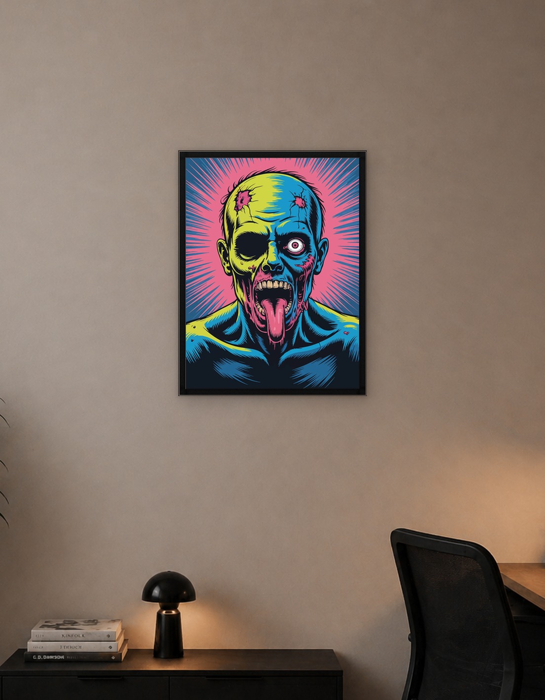 Colorful Zombie Illustration