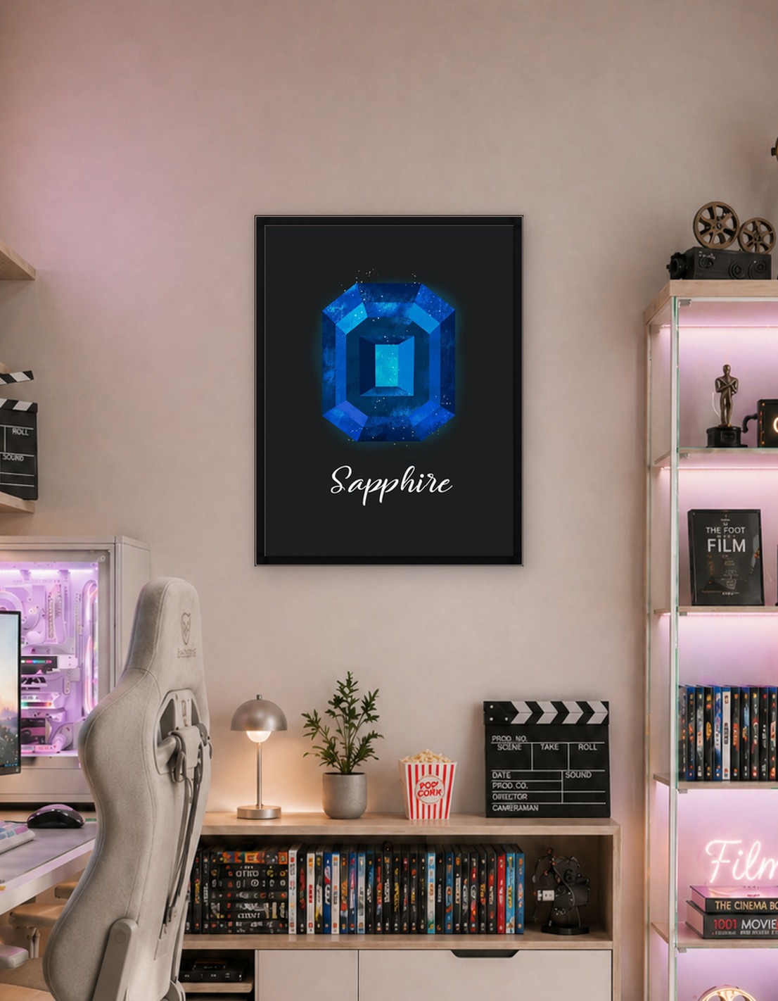 Кристалл Драгоценный камень Сапфир