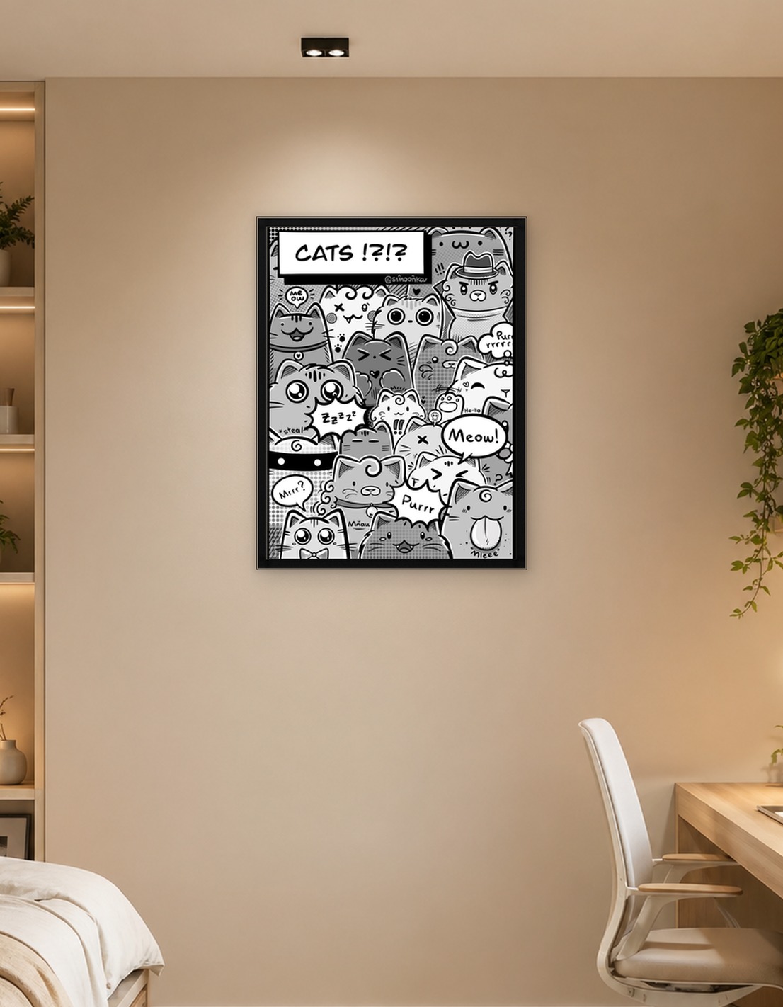 Bunch of Comic cats