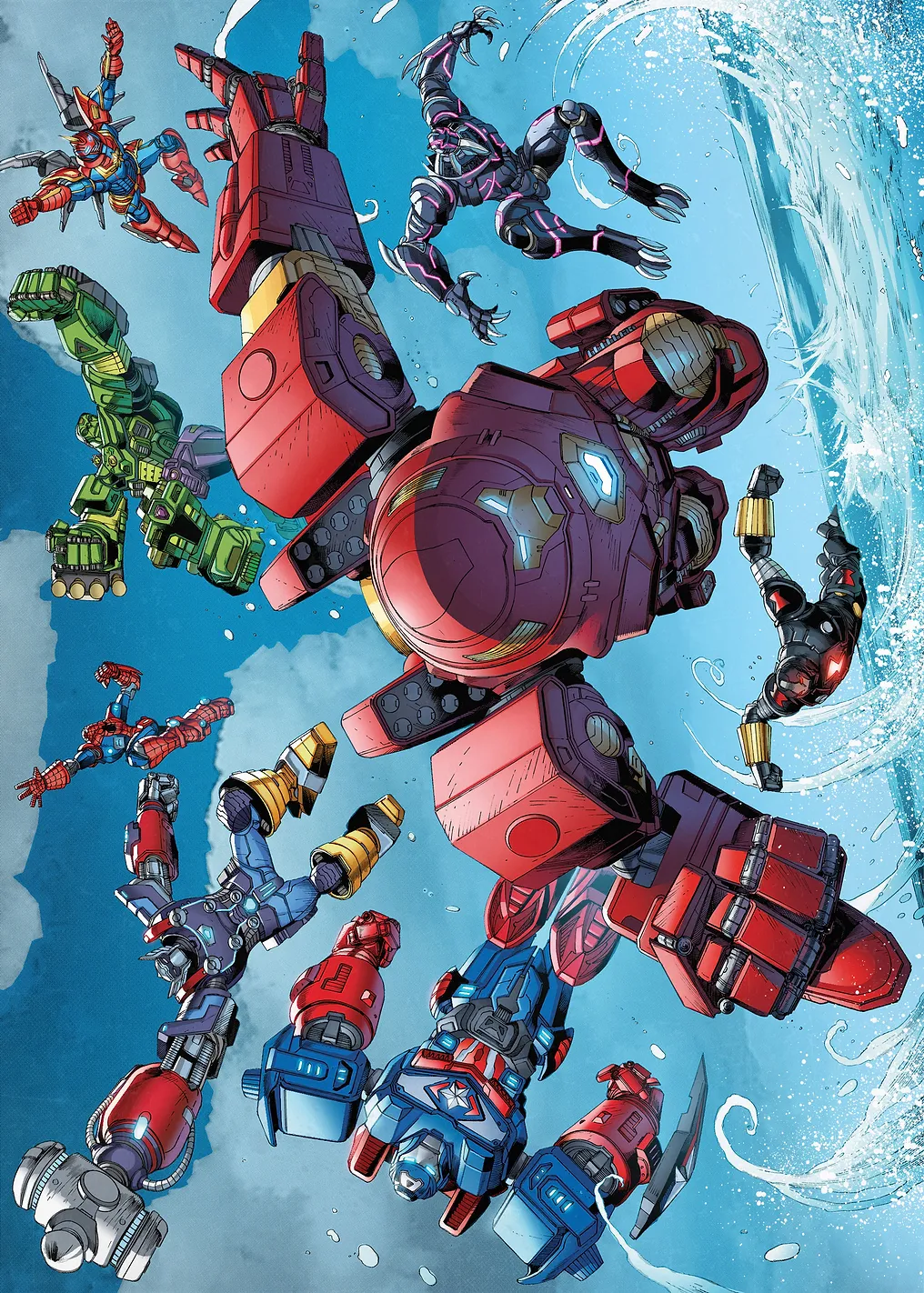 Flying Mech Avengers